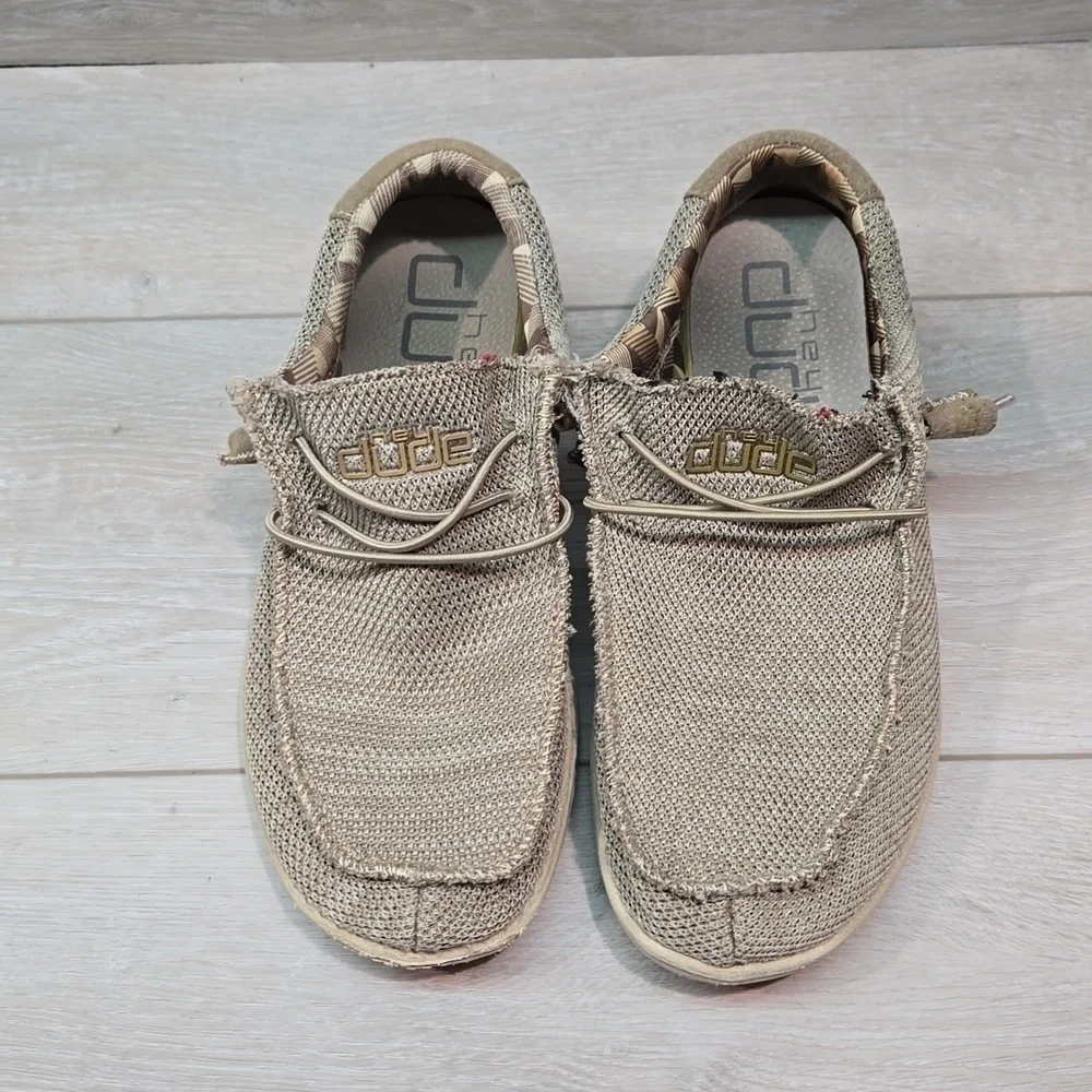 Hey Dude Mens Wally Sox Loafer Slip on flats shoes sz 8